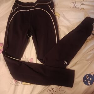 ALO Heartthrob 7/8 Black Leggings